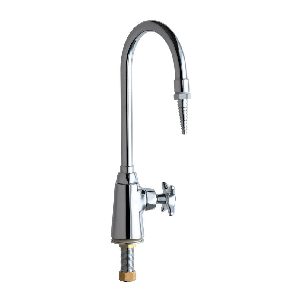 Chicago Faucet® 927-CP Single Inlet Cold Water Faucet, Chrome Plated, Commercial
