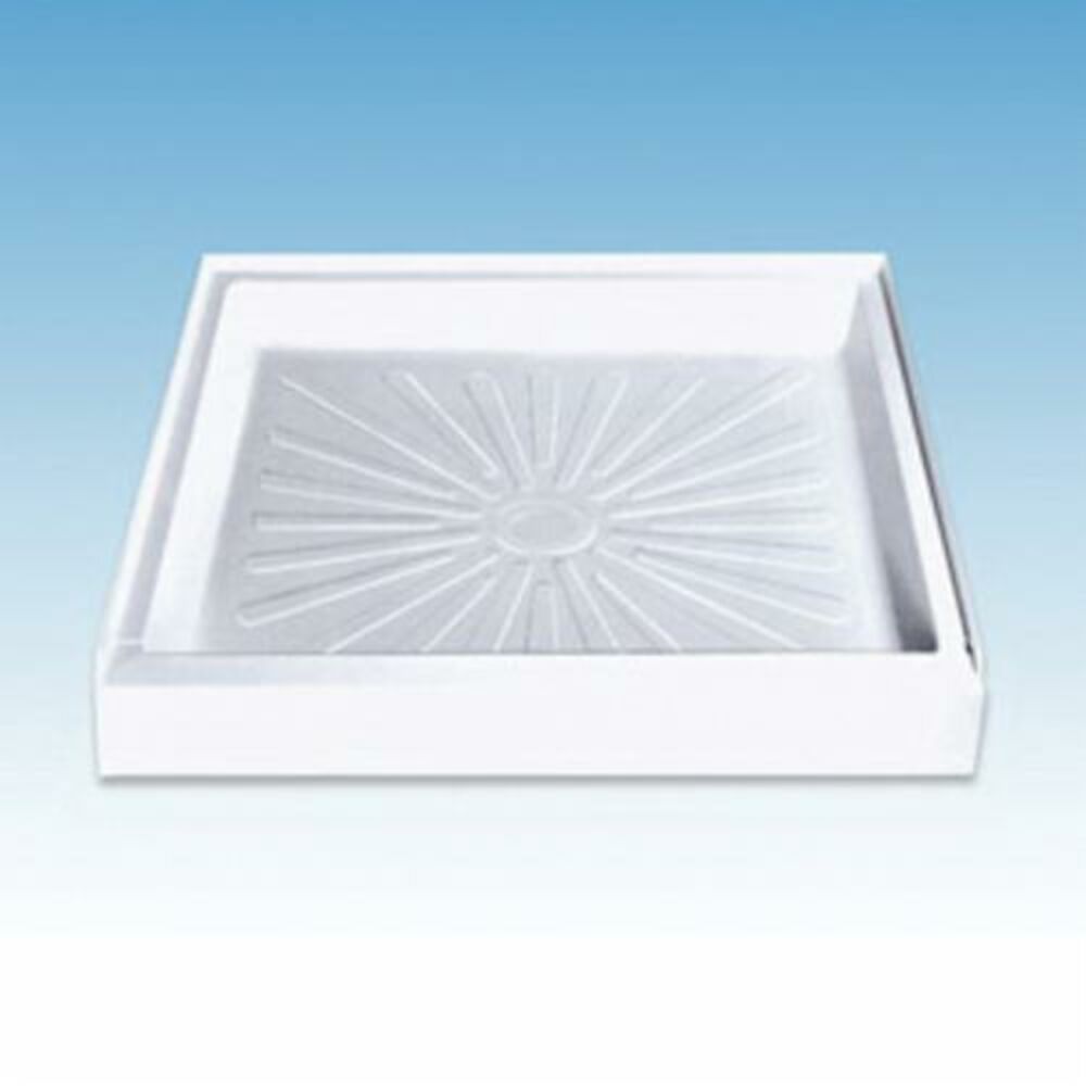 ELM® MUSTEE 3232M Square Single Threshold Shower Floor, DuraBase®, White, 32" L x 32" W, Domestic