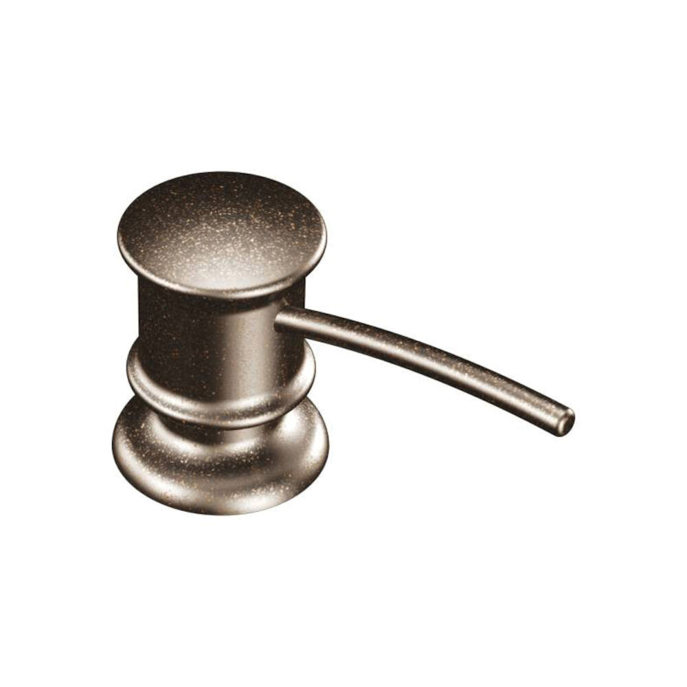 Moen® 3944ORB Soap Dispenser, 18 oz Bottle, Deck Mount, Metal, Import