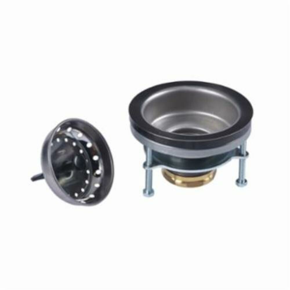 Dearborn® Brass DB1000EZBN Sink Basket Strainer, Stainless Steel