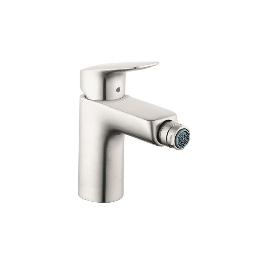 Hansgrohe 71200821 Logis 70 Bidet Faucet, 1 gpm, 3-7/8" H Spout, 1 Handle, Pop-Up Drain, Brushed Nickel