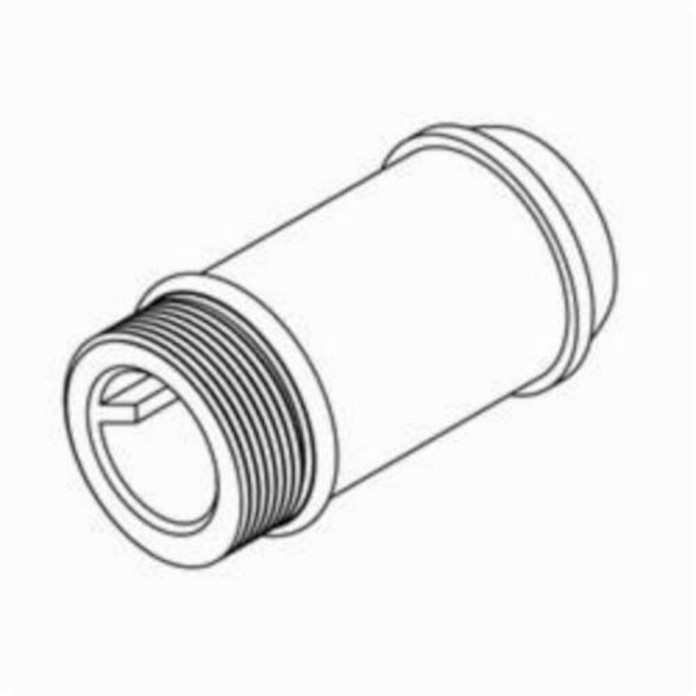 104505 Delany Style Supply Extension Nipple, Chrome Plated