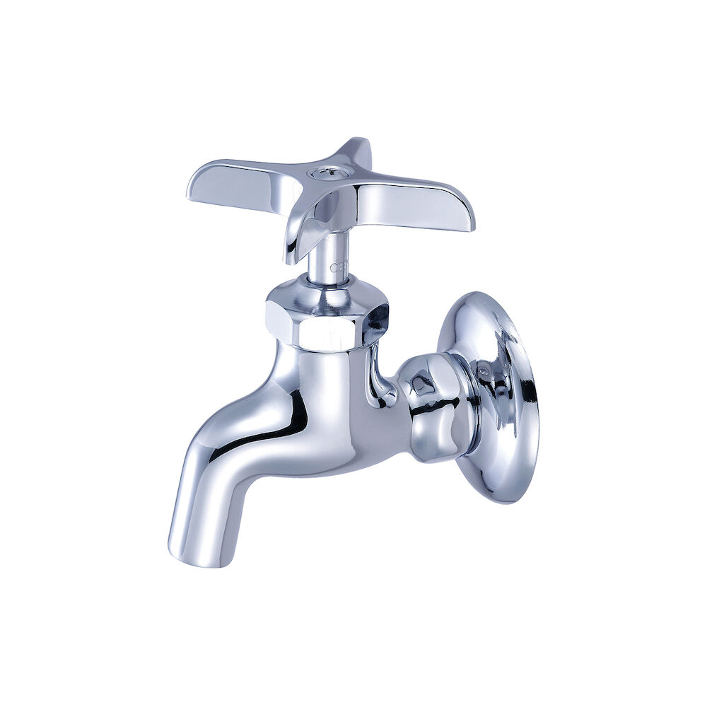 Central Brass 0007-1/2 Sink Faucet, Polished Chrome, 1 Handles, Function: Traditional