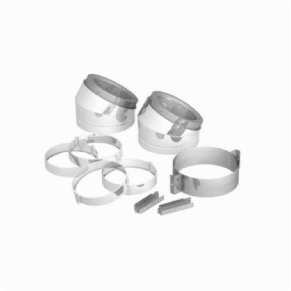Hart & Cooley® 6TLCEK15 Insulated Elbow Kit, 15 deg, 6" Dia, Stainless Steel