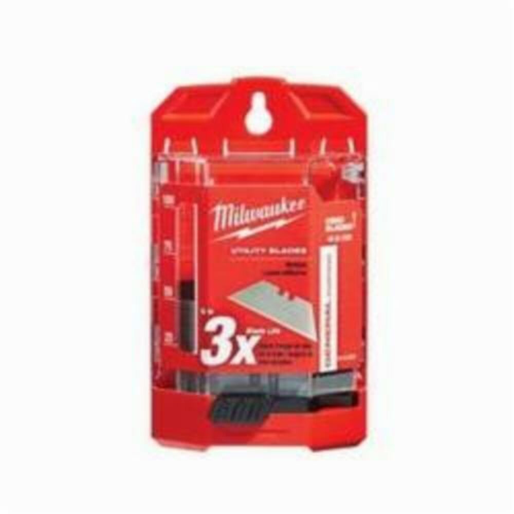 Milwaukee® Tool 48-22-1950 50-Piece General Purpose Utility Blade With Dispenser, Micro Carbide Metal