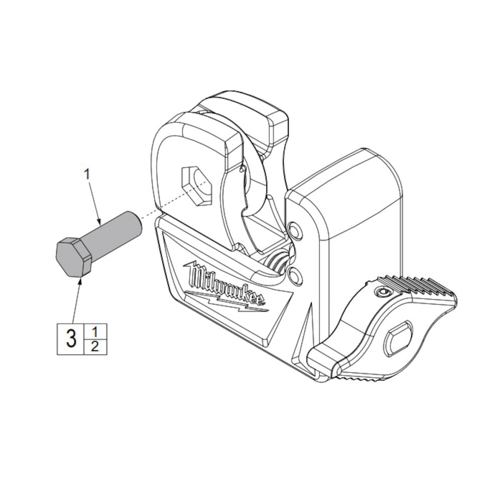 Milwaukee® Tool 48-22-4258 Mini Copper Tubing Cutter, 3/4 in