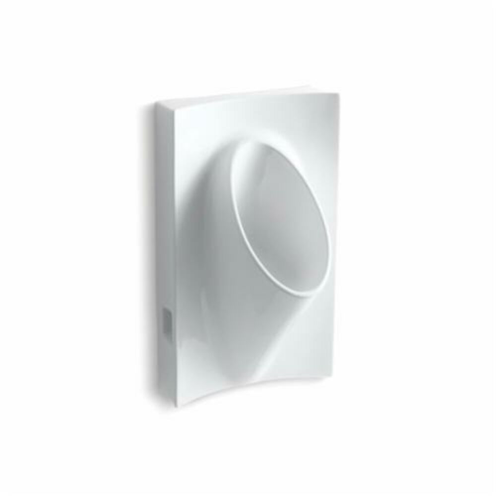 Kohler® 4919-0 Steward® Type L Waterless Urinal, Rear Spud, Wall Mount, Vitreous China, White