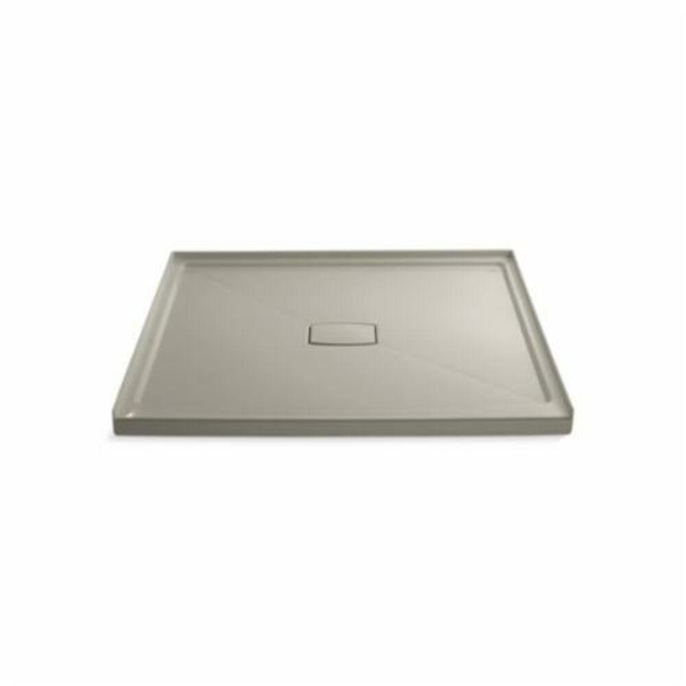 Kohler® 9395-G9 Single Threshold Shower Receptor, Archer®, Sandbar, Center Drain, 60 in Lx60 in Wx3-15/16 in D