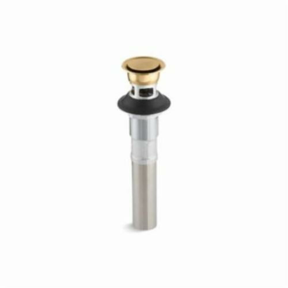 Kohler® 7124-A-BGD Pop-Up Clicker Drain, 1-1/4 in, Brass Drain, Vibrant® Moderne Brushed Gold