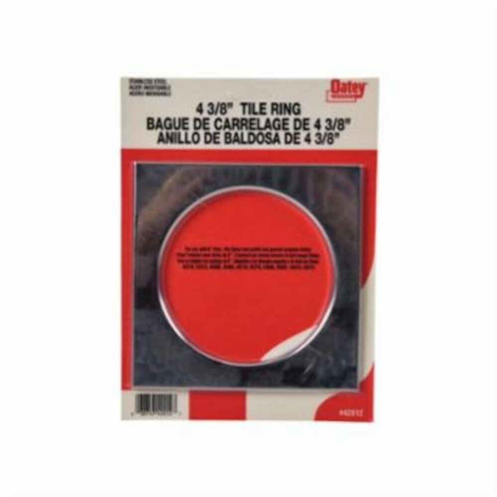 Oatey® 42012 Square Tile Ring, 6", Stainless Steel