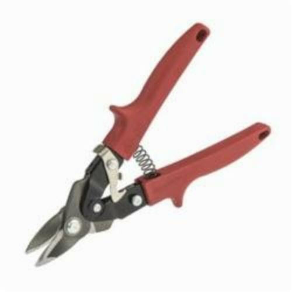 M2005 Bulldog Aviation Snip, Alloy Steel Blade, Die Pressed Steel/Red Thermoplastic Grip Handle