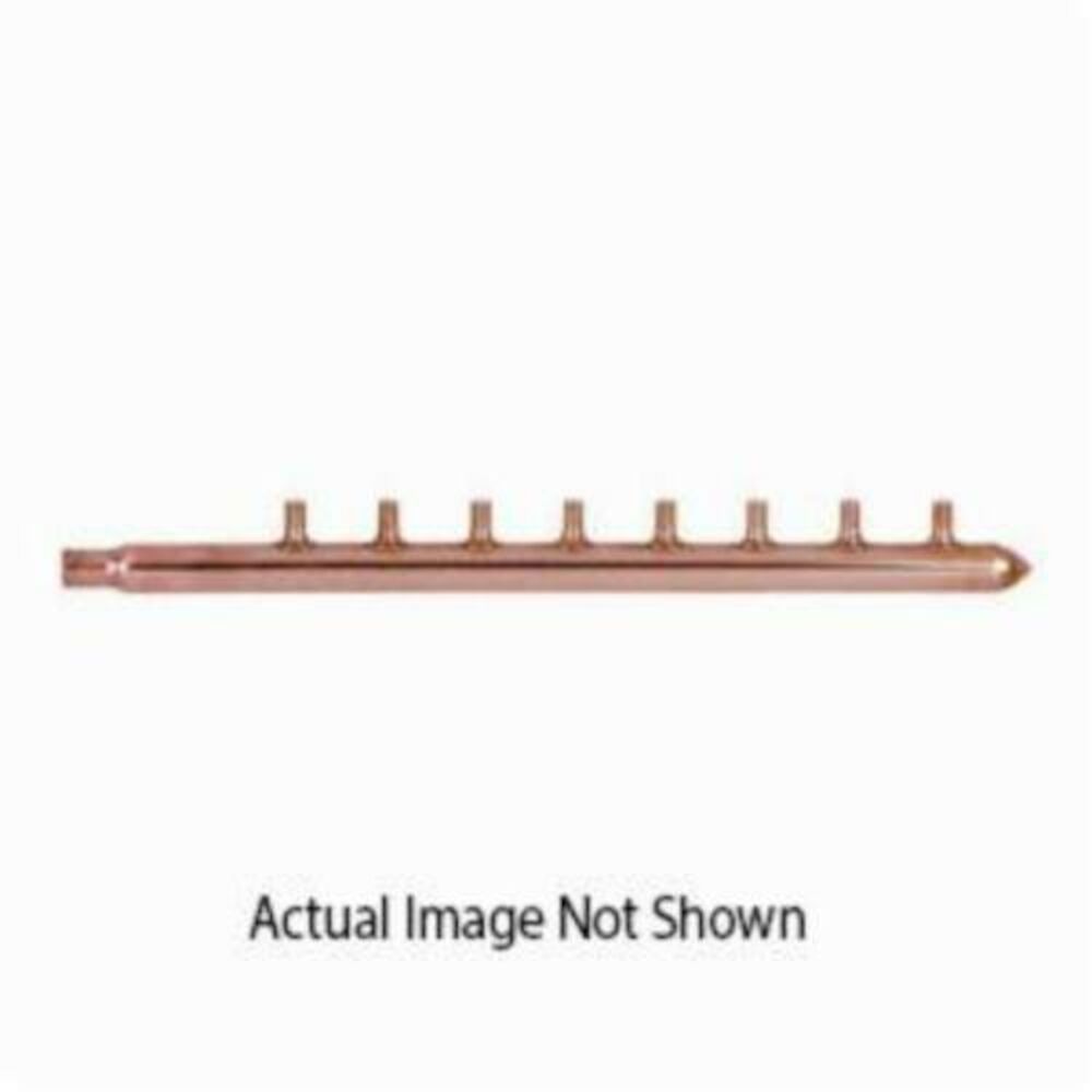 PowerPEX® BranchMaster™ 672X0930 Manifold, 3/4x1/2 in, Male CxSpin ClosedxF1807 PEX Crimp, Copper