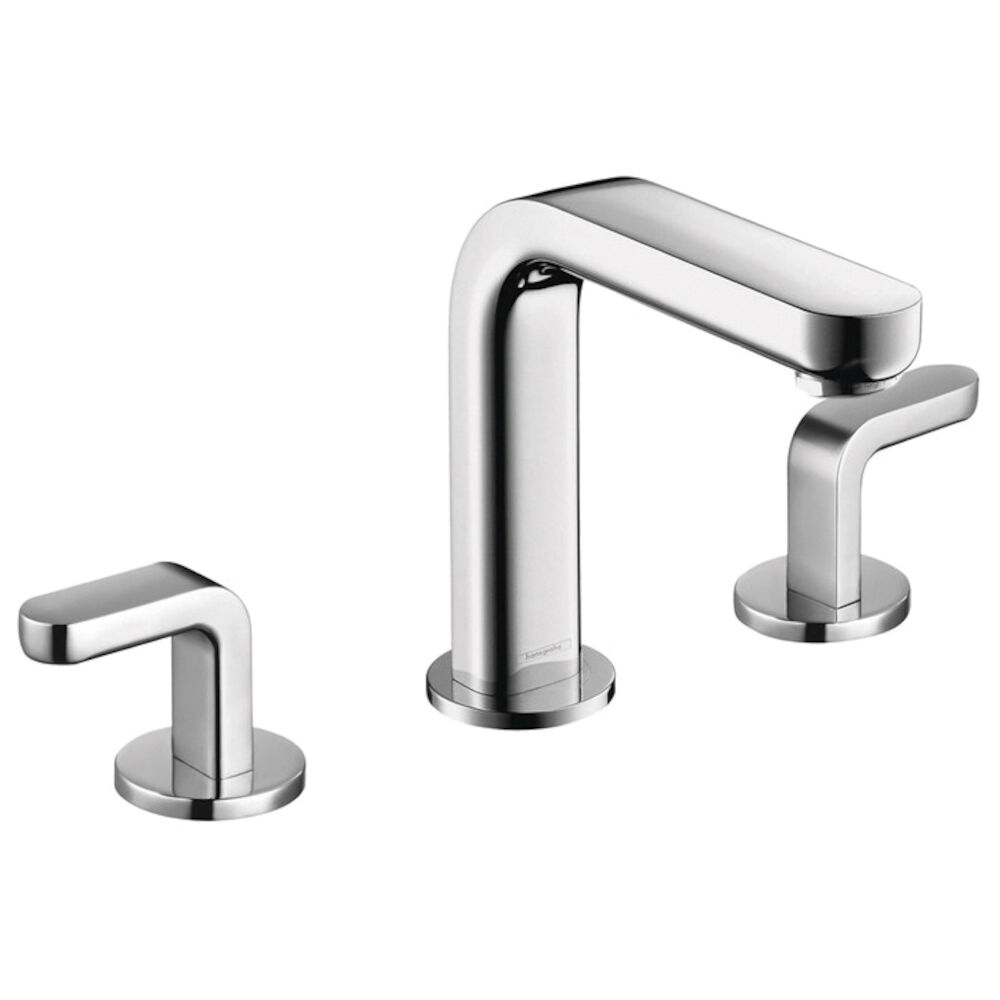 31067001 Metris S Widespread Bathroom Faucet, Chrome Plated, Pop-Up Drain
