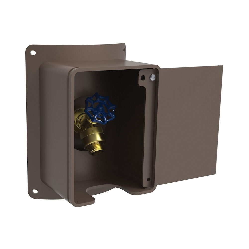 LK4471LHBBRN Locking Hose Bib, 1/2 in, Domestic