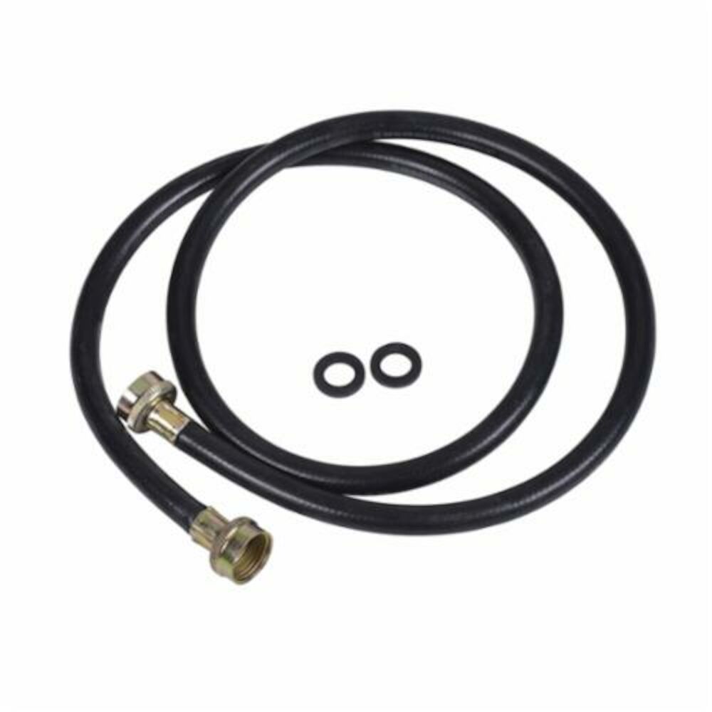 Harvey® 93250 Washing Machine Inlet Hose w/ Fitting Washers, 3/8", 5' L