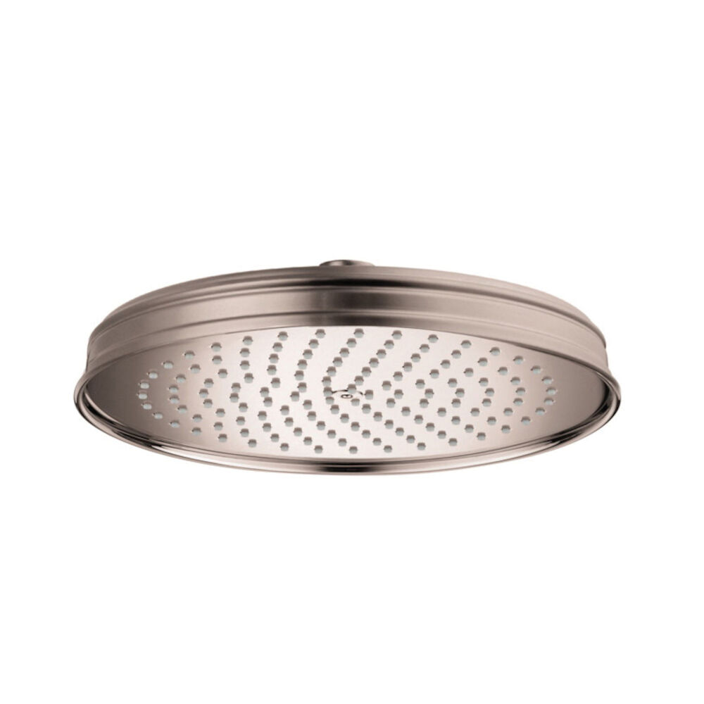 AXOR 28374821 Shower Head, Montreux 240, 1.8 gpm, 1 Sprays, 9-5/8" Diax2-1/2" H Head