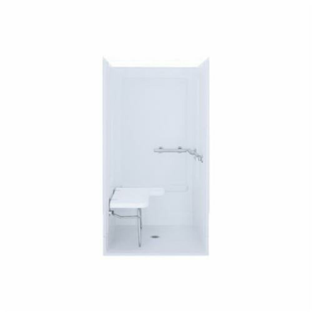 Sterling® 62050125-0 Transfer Shower, 39-3/8" Lx39-3/8" Wx72" H, Vikrell®, White