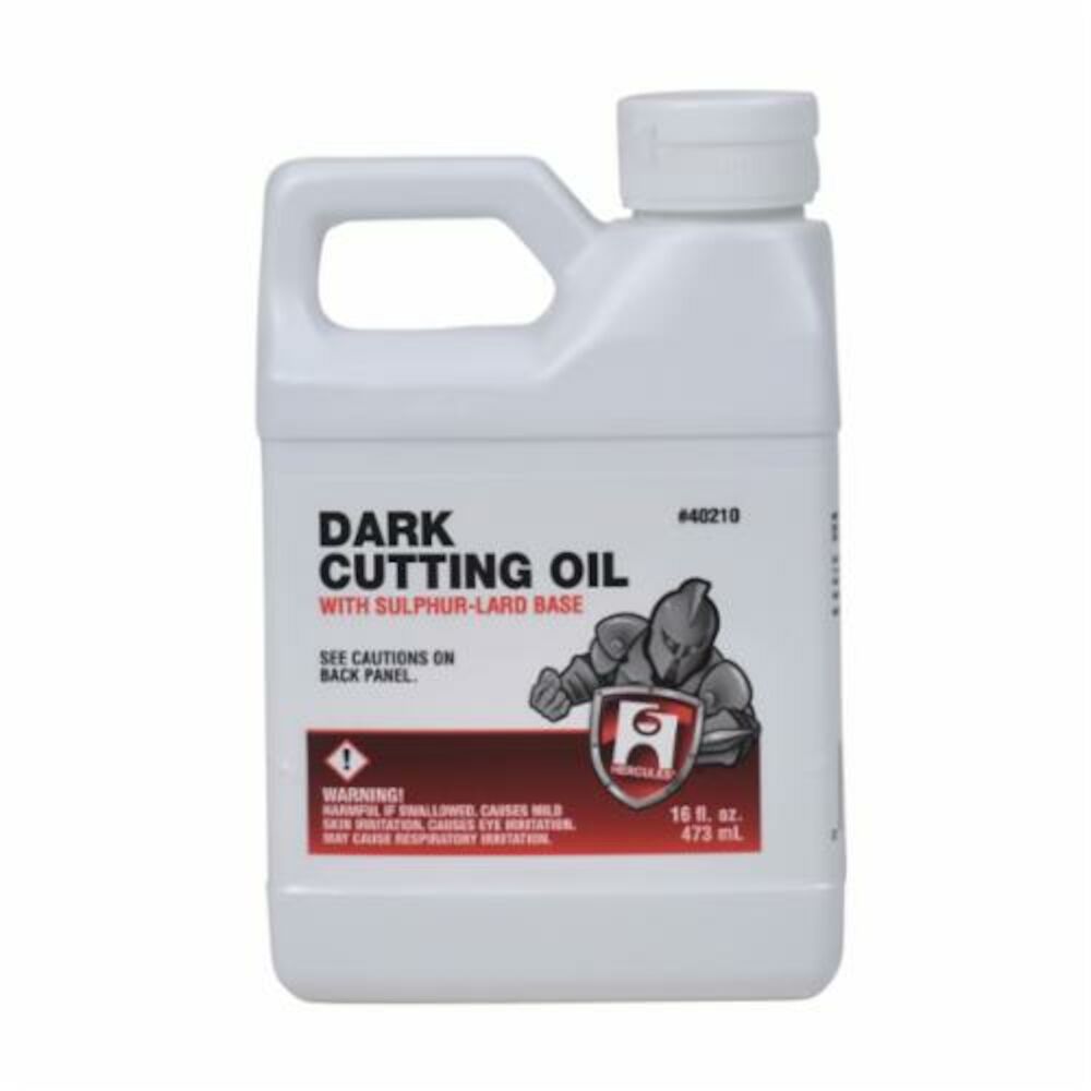 Hercules® 40210 Cutting Oil, 1 pt, Amber Liquid, Dark Brownish, Petroleum