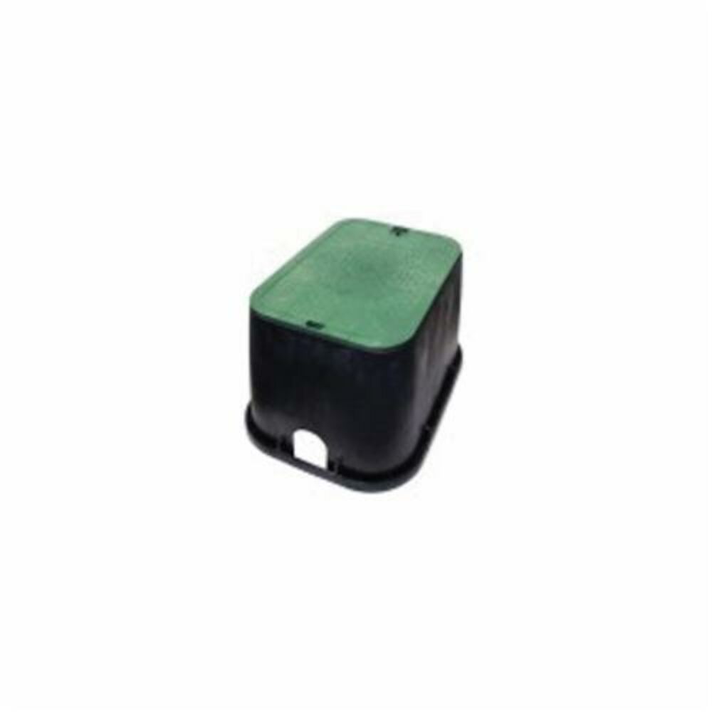 NDS® 113BC Standard Valve Box and Cover, 21" Lx16" W x 12" H, Plastic