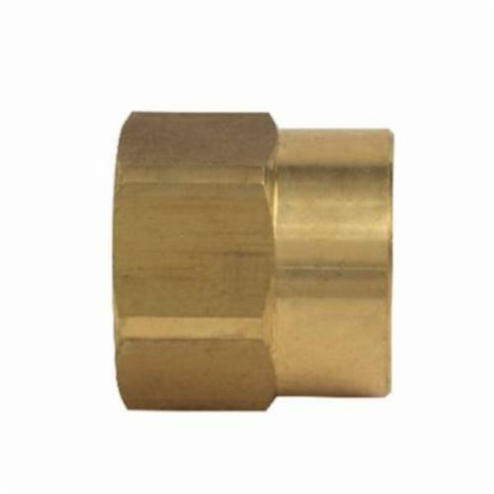 BrassCraft® HU11-12-12X Female Garden Hose Adapter, 3/4 in, FNPTxFemale Hose Thread, Brass, Domestic