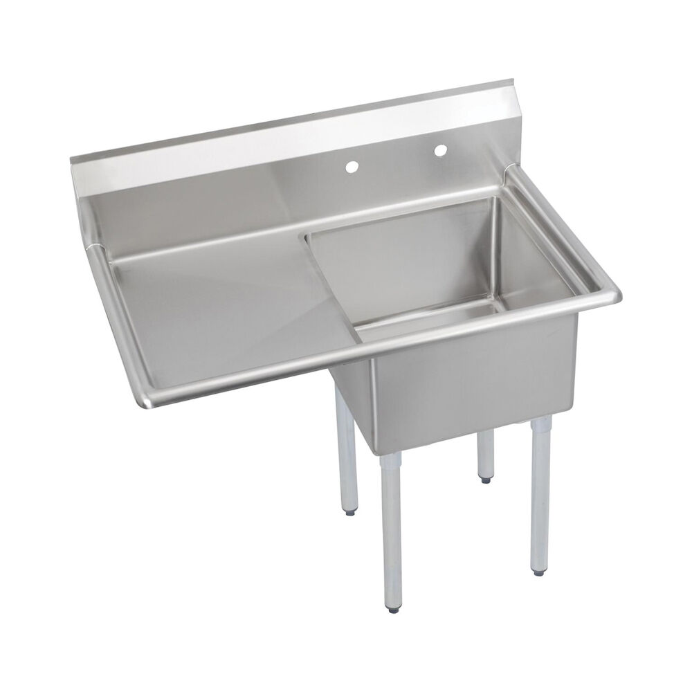 SE1C18X18-L-18X Super Economy Scullery Sink, Floor Mount, 300 Stainless Steel