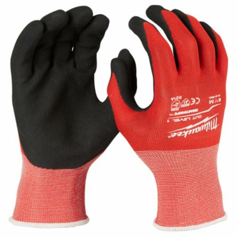Milwaukee® Tool 48-22-8901 Breathable Unisex Cut Resistant Gloves, M, Nylon