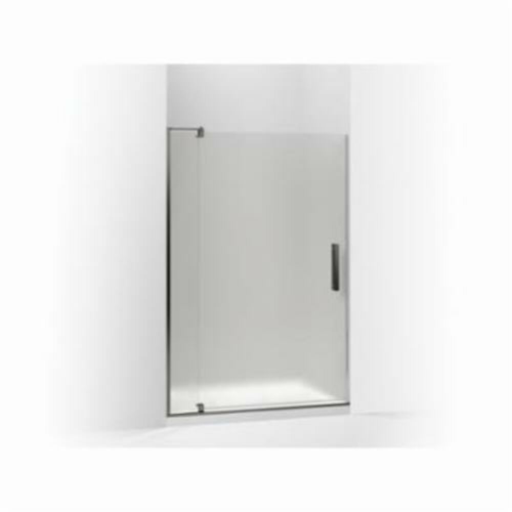 707556-D3-ABZ Reveal® Pivot Shower Door, Frameless, Frosted Glass with Anodized Dark