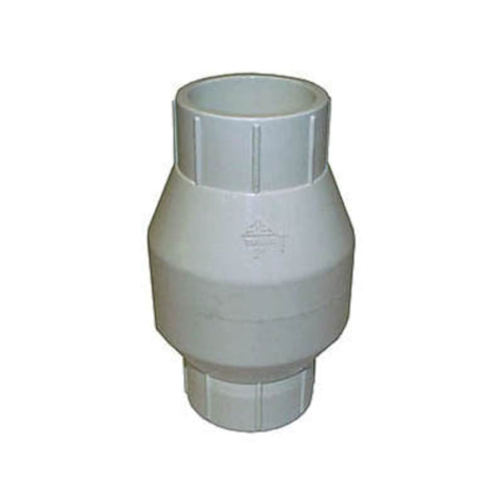 LEGEND 203-208 S-611 In-Line Check Valve, 2 in, Solvent, PVC Body, Import