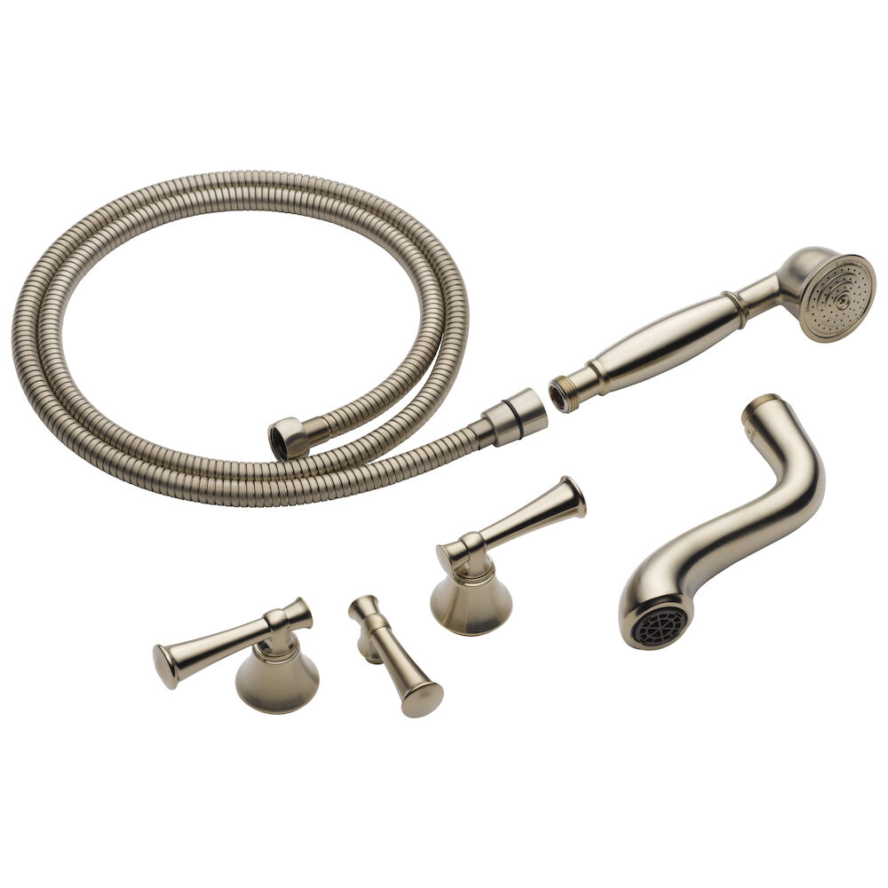 Brizo Baliza® Two-Handle Tub Filler Trim Kit, Brushed Nickel