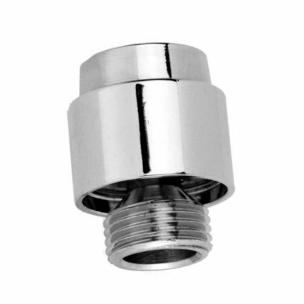 Speakman® VS-117 In-Line Vacuum Breaker, 1/2" NPSF Inlet/NPSM Outlet, 2.5 gpm, Brass, Polished Chrome, Import