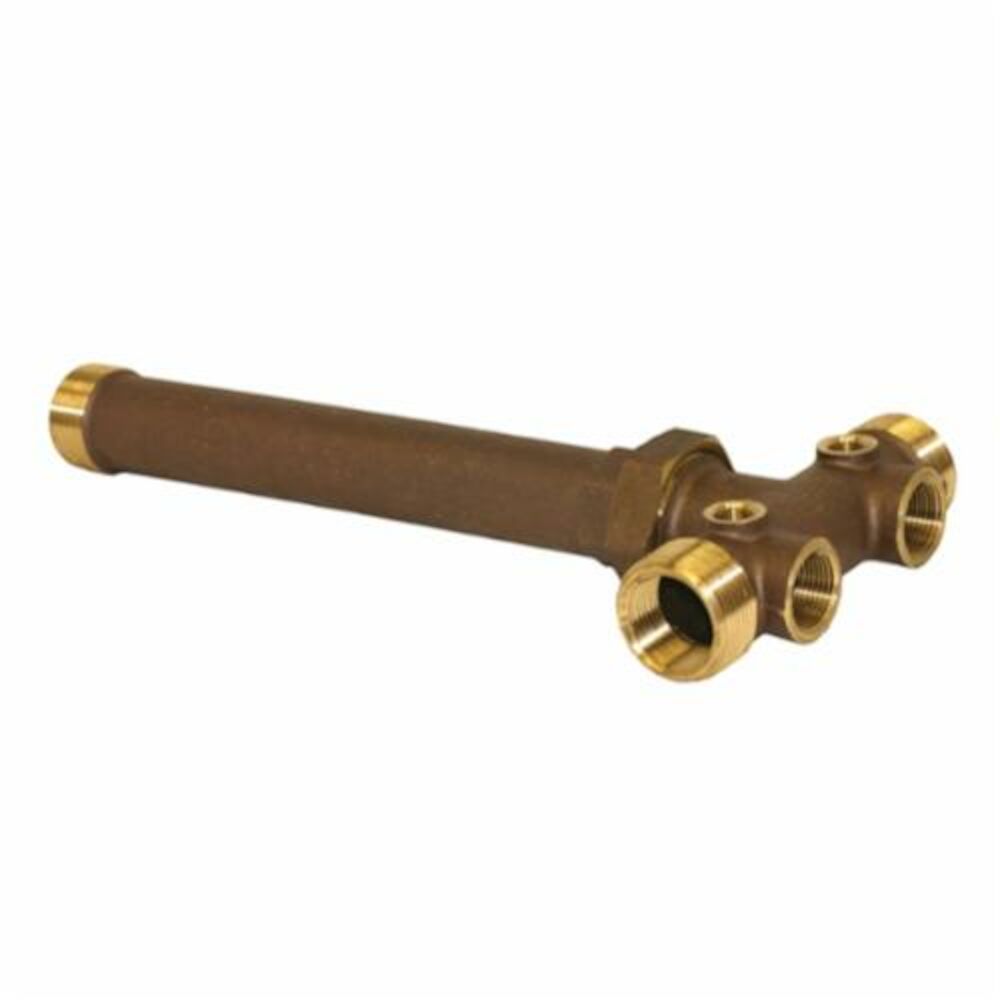 Merrill™ BATNL1252XUC Cast Tank Tee w/ Union, 1-1/4x1", MNPTxFNPT, Brass, Domestic