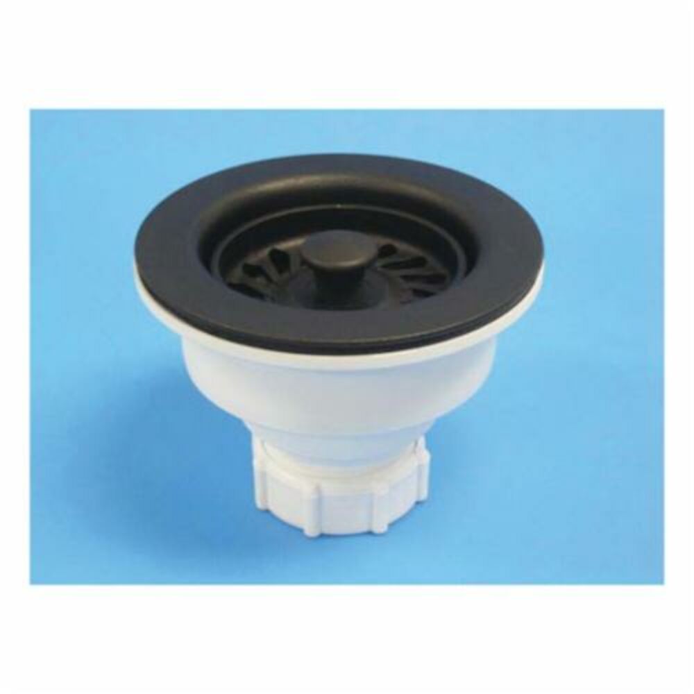 JB Signature™ JBC102M 2-Piece Kitchen Strainer With Celcon Trim and Plastic Base, Celcon Plastic, Matte, Black