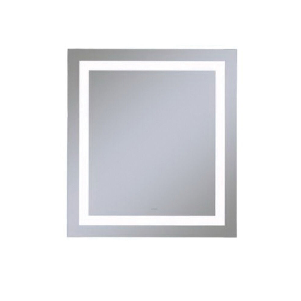 Robern® YM3030RIFPD4 Vitality™ Flat Polished Edge Wall Mirror, Inset Rectangle, 30 in W, LED Lamp