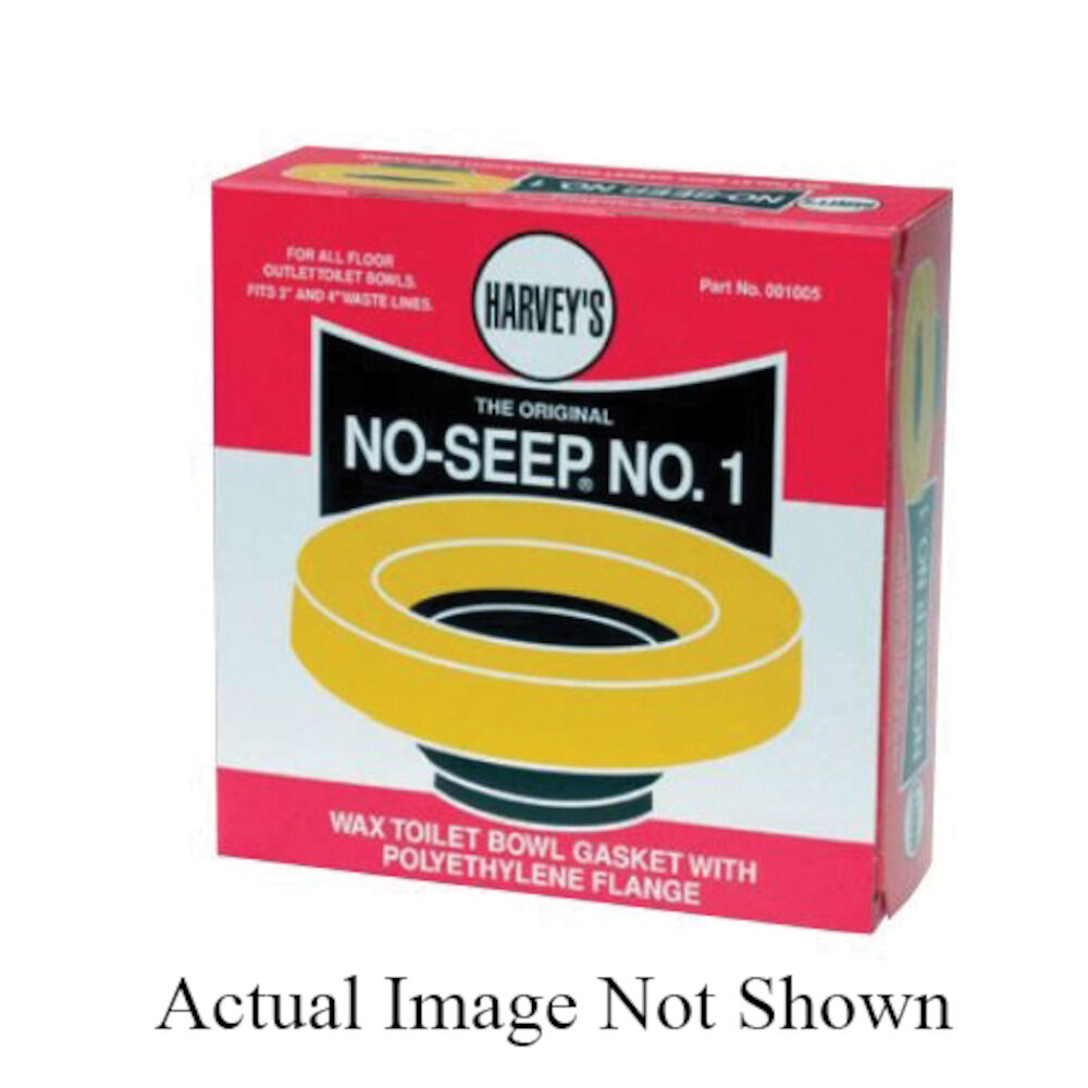 Harvey® 1025 No-Seep® No. 1 Wax Gasket w/ Plastic Flange