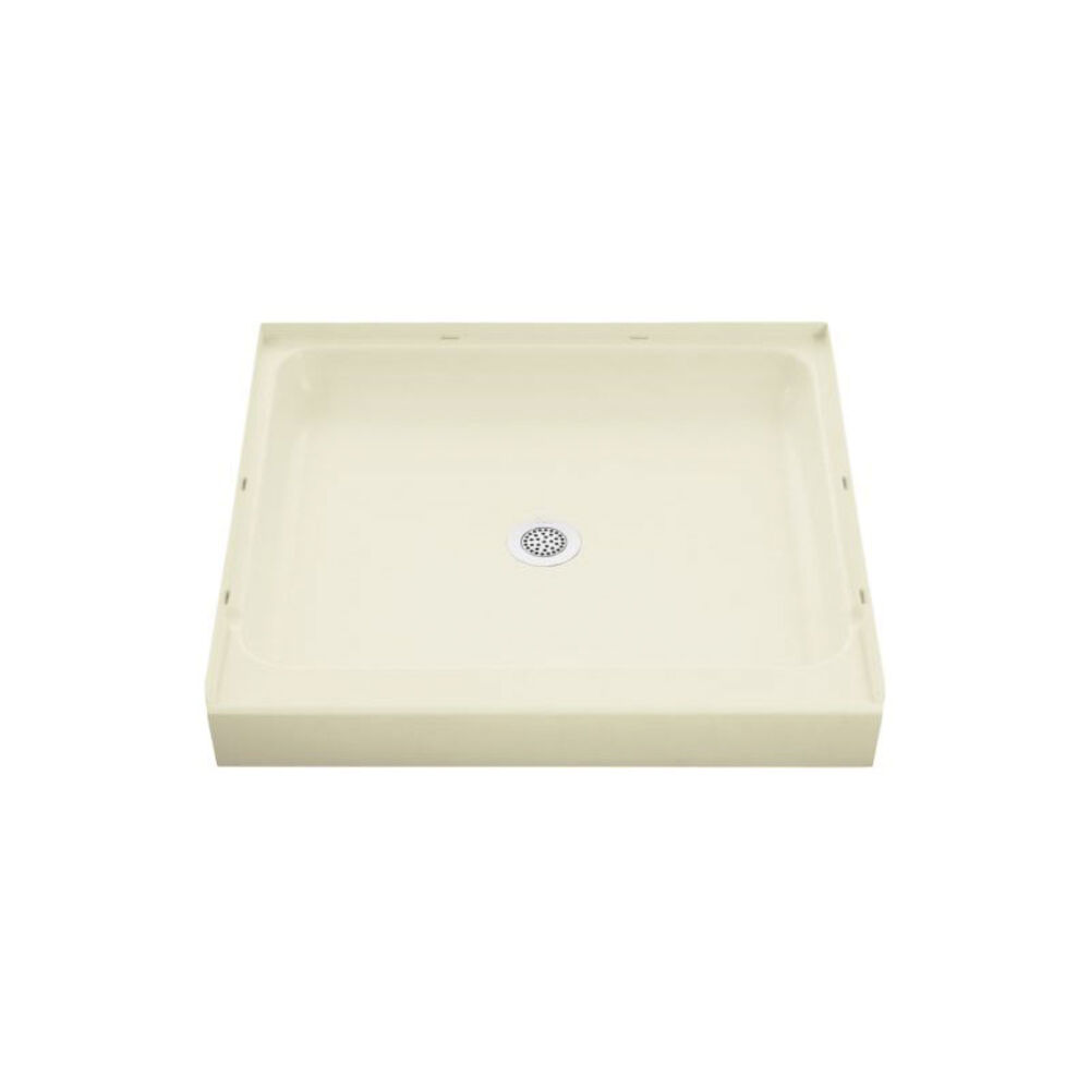 Sterling® 72101100-96 Shower Receptor, Ensemble™, Biscuit, Center Drain, 36 in Lx34 in Wx4-1/2 in D
