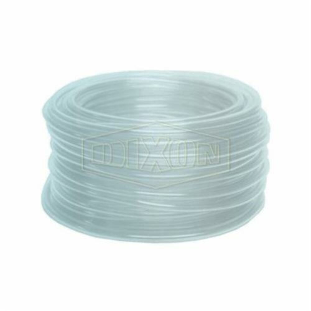 Dixon® CL1014 Domestic Tubing, 5/8" IDx7/8" ODx100' L, PVC, Domestic
