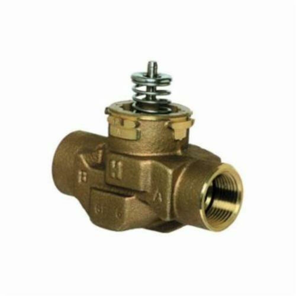 Honeywell VCZAL1000/U 2-Way Straight-Through Cartridge Cage Valve, 3/4 in, FNPT, 300 psi Safe Operating, Bronze, Import