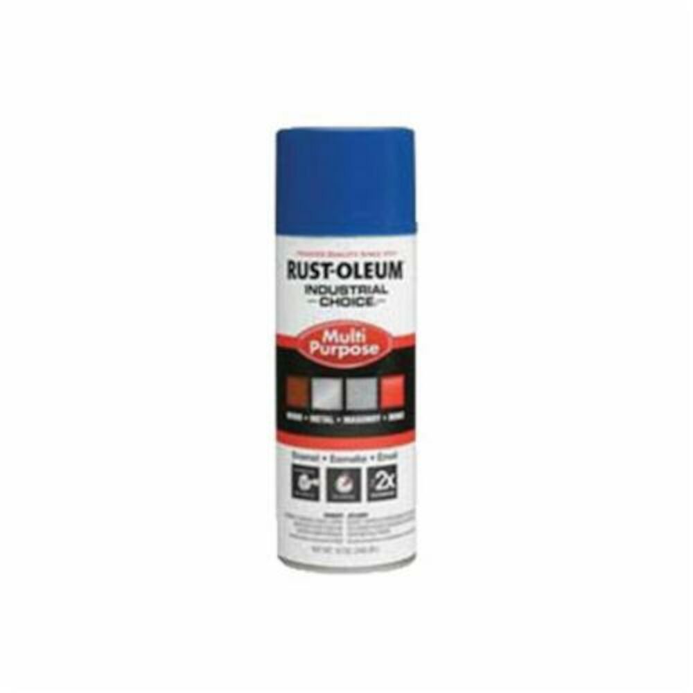 Rust-Oleum® 1626830 1600 System Multi-Purpose Enamel Spray Paint, 12 oz, Liquid, True Blue, 12 to 15 sq-ft/can