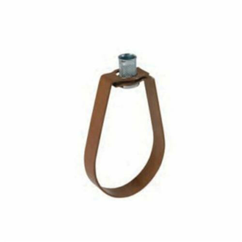 B-Line B3170CT-2 DCU Adjustable Swivel Ring Pipe Hanger, 2" Pipe, 180 lb, 3/8-16 Rod, Steel, Dura-Copper™