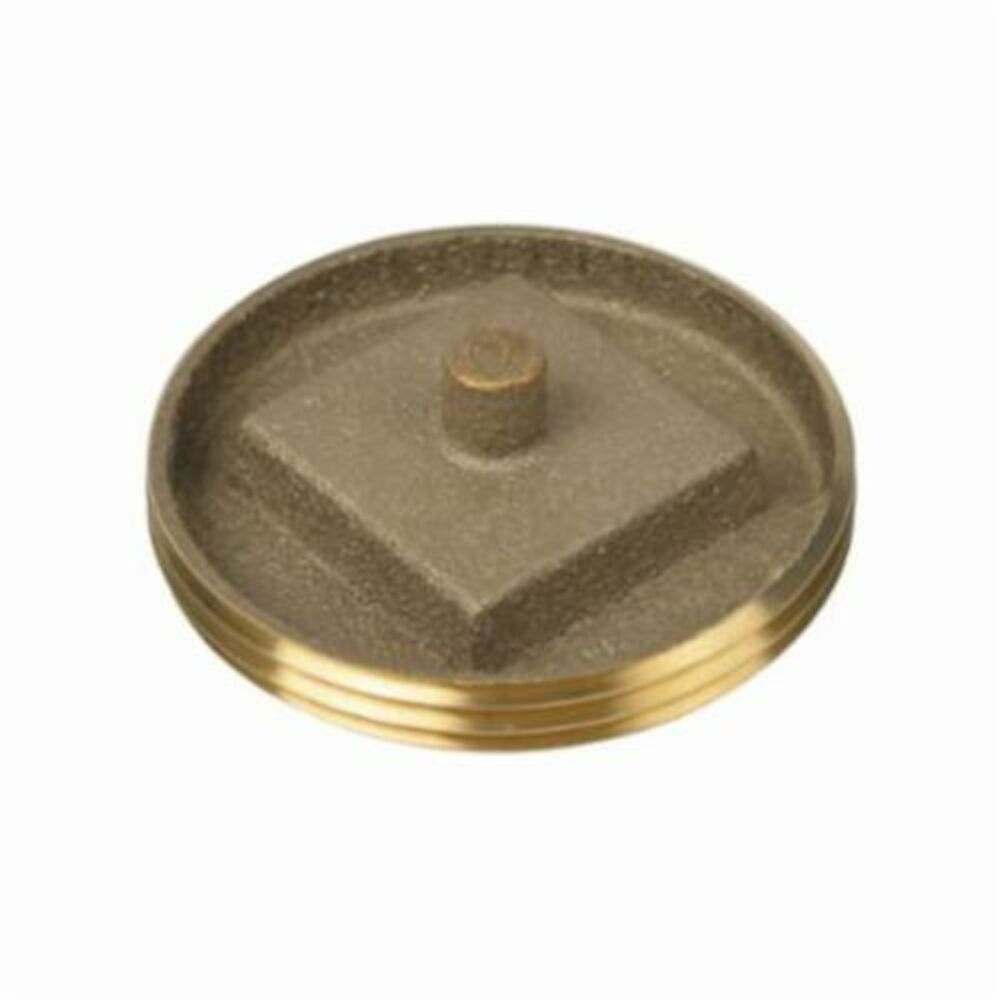 Oatey® 42742 Cleanout Plug w/ Recessed Head, 2-1/2", Brass, Import