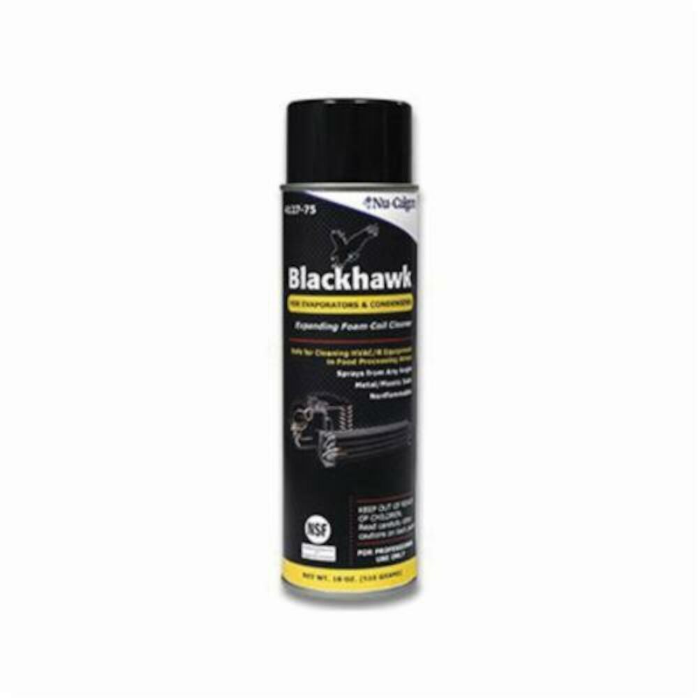Nu-Calgon Blackhawk™ 4127-75 Expanding Foam Coil Cleaner, 18 oz Can, Liquefied Gas, Clear, Lemon Lime