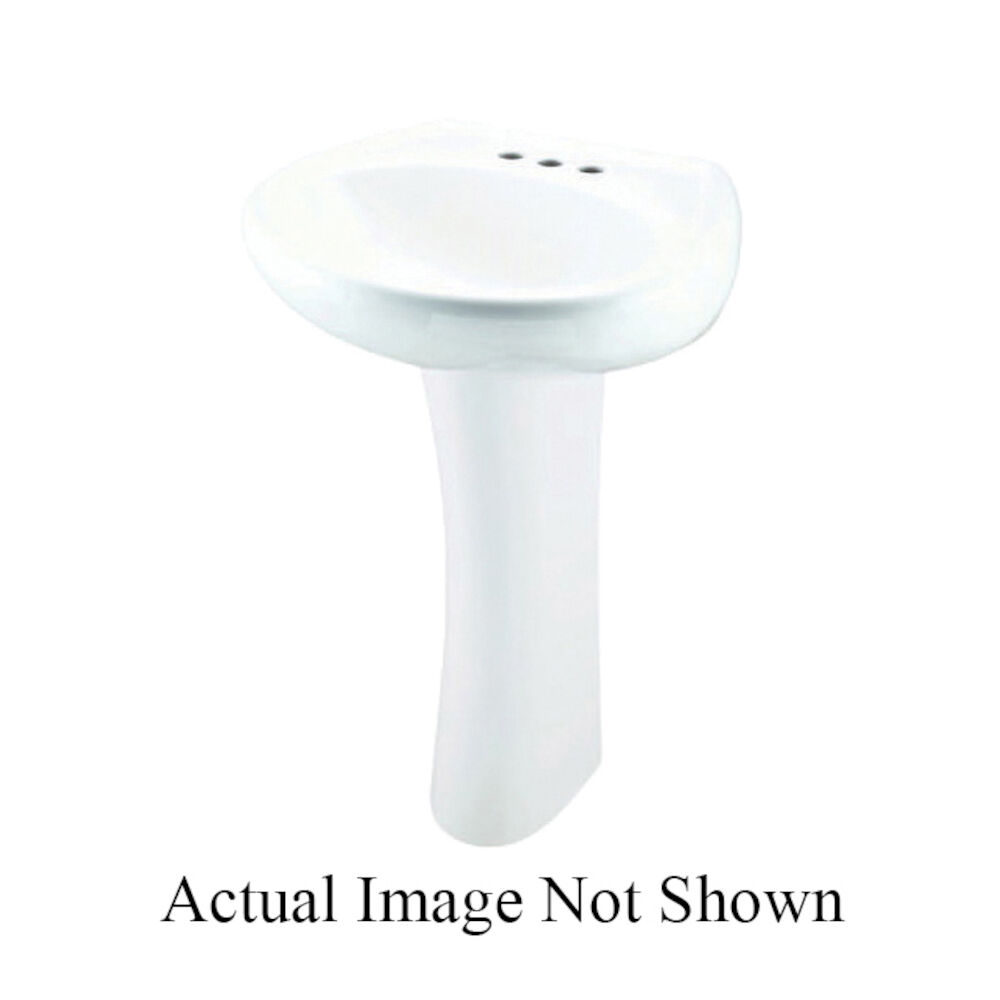 Gerber® Maxwell® 29-842-09 Pedestal, 9-1/2 in Wx27 in H, Vitreous China, Biscuit
