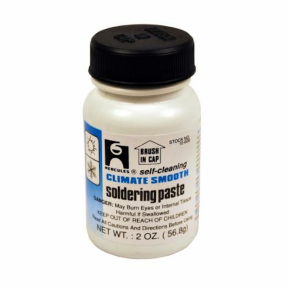 Hercules® Climate Smooth™ 10608 Soldering Paste With Brush, 2 oz, 14 g/L VOC, 20000 to 50000 cP