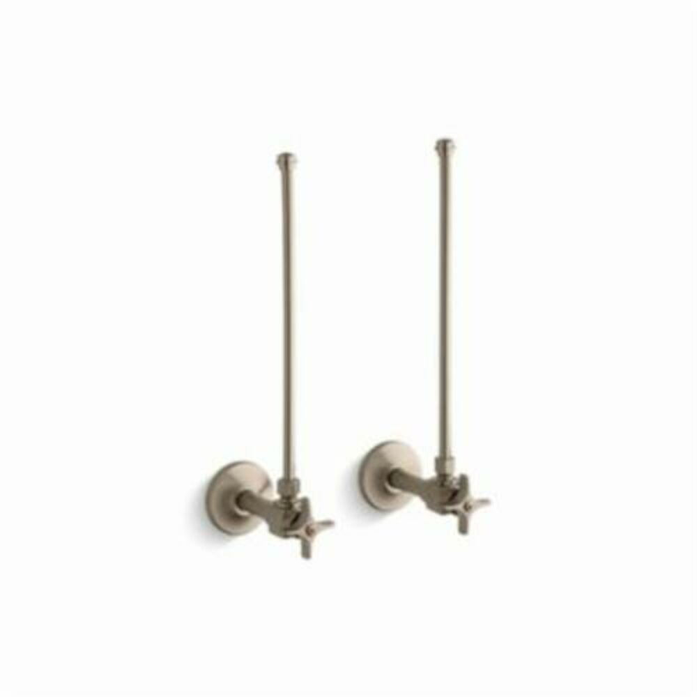 Kohler® 7605-P-BV Angle Supply, 3/8" Nominal, NPT, Brass Body, Brushed Bronze