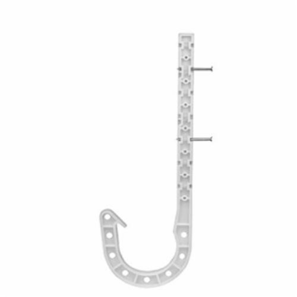 Oatey® 33755 DWV J-Hook, 1-1/2x7" Pipe, 50 lb Load, High Impact ABS