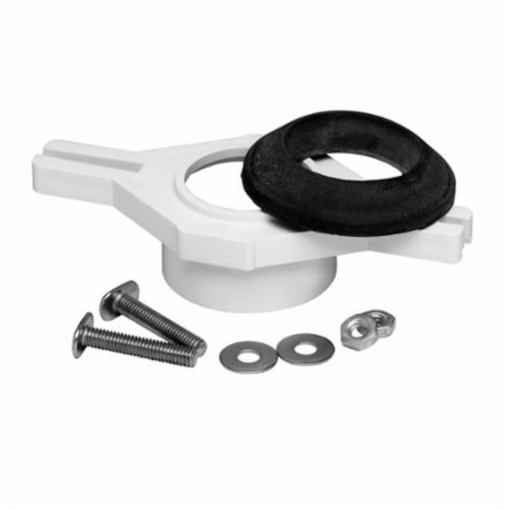 Oatey® 43540 Horizontal Adjustable Urinal Flange Kit, 2 in, ABS, Black