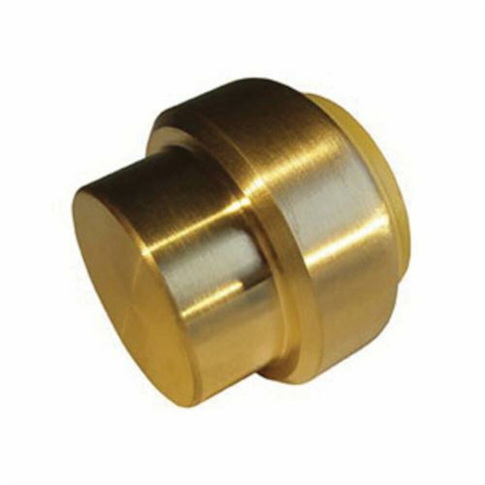 Fit Quick™ Fit PDQ™ 605QG2 Test Cap, 1/2" Diax1.02" L, 200 psi, Brass, Domestic