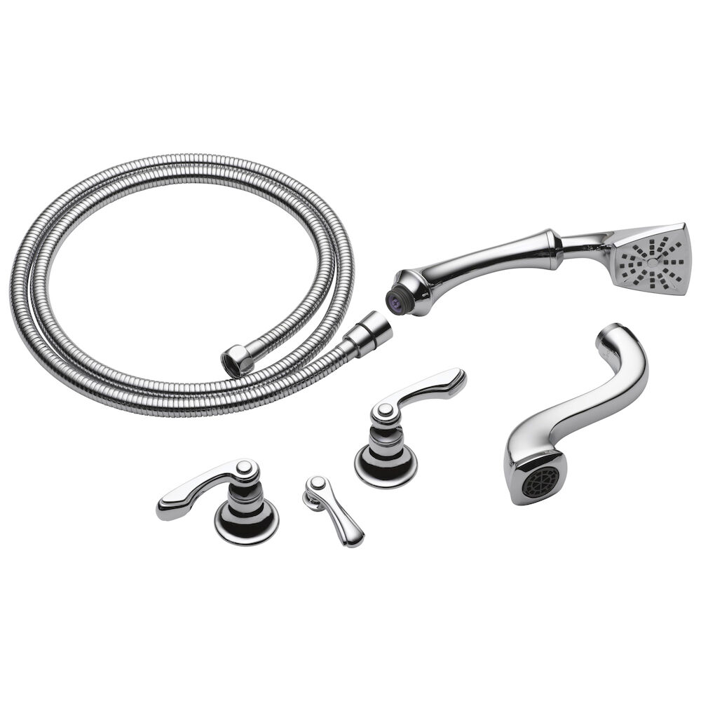 Brizo Charlotte® Two-Handle Tub Filler Trim Kit, Chrome