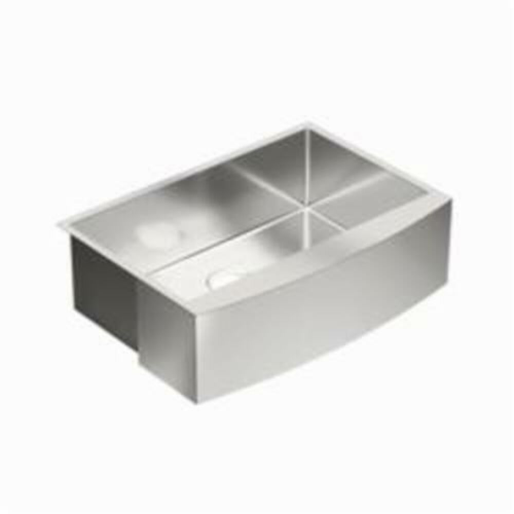 G18121 30" 1800 Kitchen Sink, Rectangular,  Under Mount, 18 ga Stainless Steel, Brushed