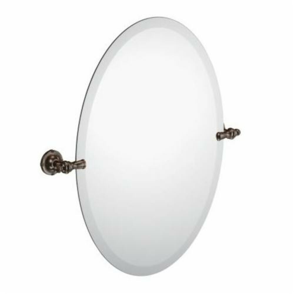 Moen® DN0892ORB Gilcrest® Tilting Mirror, Oval, 26" L x 23.87" W, Oil Rubbed Bronze, Import